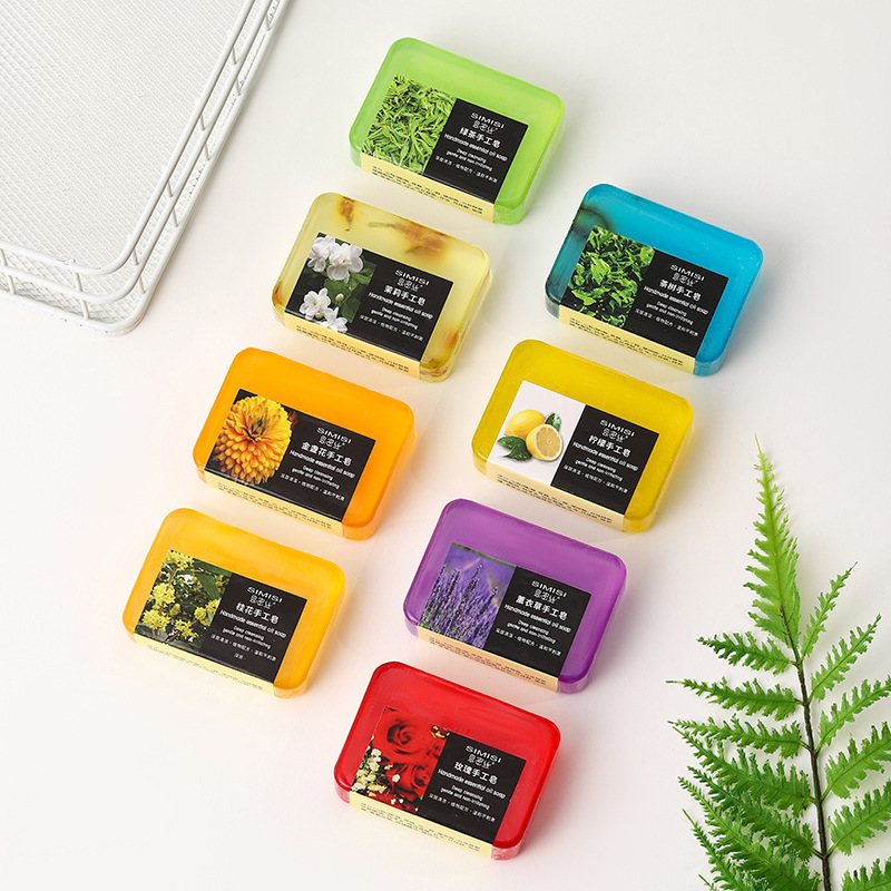 天然植物精油手工皂玫瑰茉莉茶树