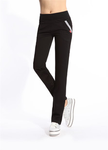 女直筒裤 纯棉运动休闲长裤 修身 显瘦小脚收口卫裤 夏季 薄款 新款