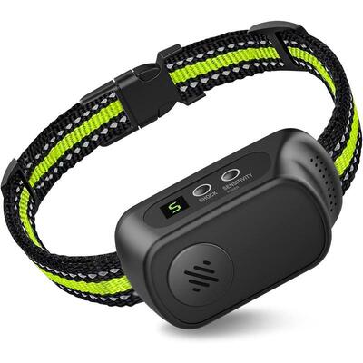 Rechargeable Dog Bark Collar with Beep Vibration and Shock