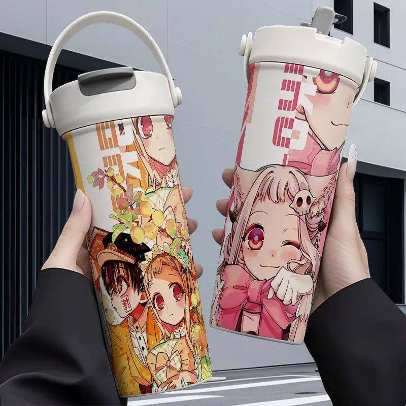 地缚少年花子君手提保温杯316不锈钢吸管双饮大容量咖啡泡茶水杯,模玩/动漫/周边/娃圈三坑/桌游,动漫水杯/居家/百货,淘宝优惠券,粉丝福利购,淘宝优惠卷