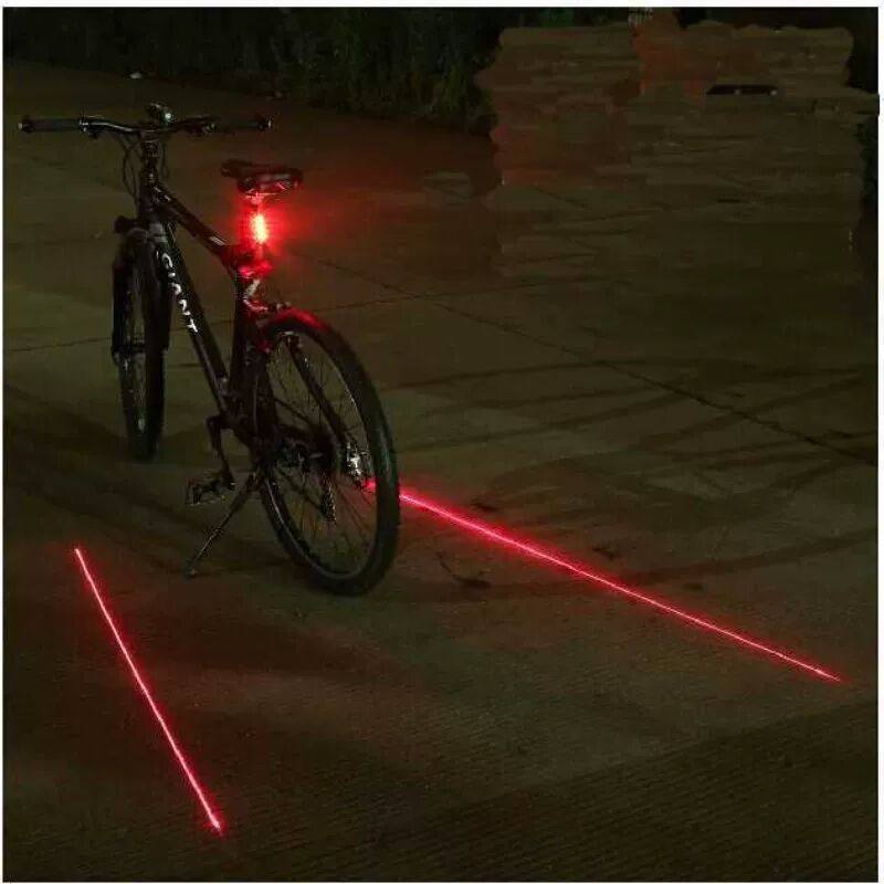 山地自行车夜行尾灯警示配件儿童装备夜间后灯爆闪充电安全夜骑灯