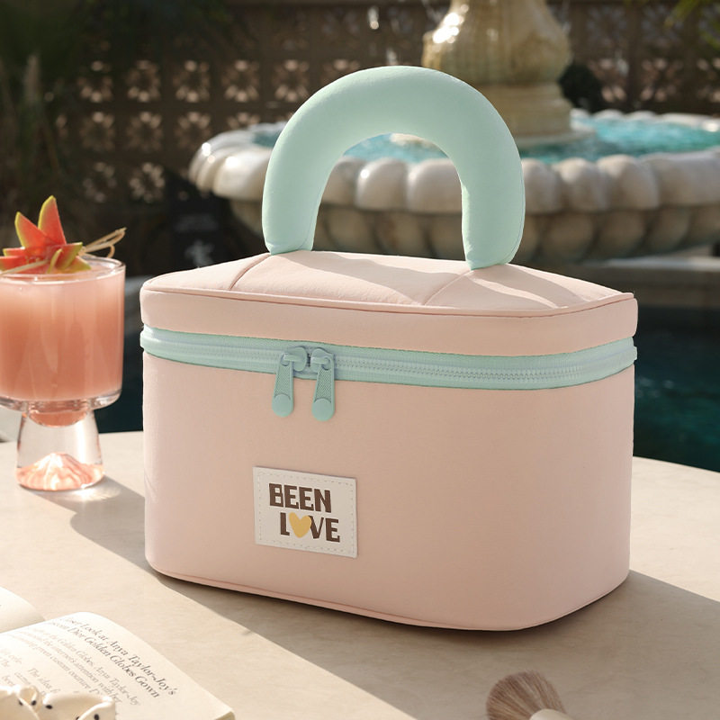 蓓恋新款手提化妆包出差高颜值旅行收纳包大容量便携化妆品洗漱包,收纳整理,衣物收纳袋,淘宝优惠券,粉丝福利购,淘宝优惠卷