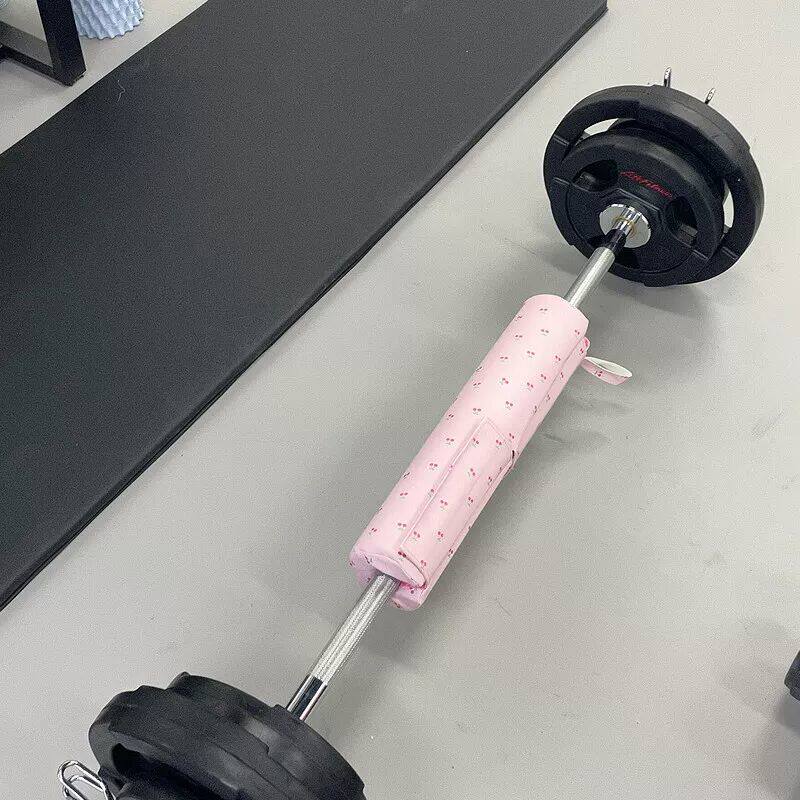 杠铃垫臀推垫懦夫垫深蹲卧推臀桥垫子健身护具护肩护颈皮革保护套