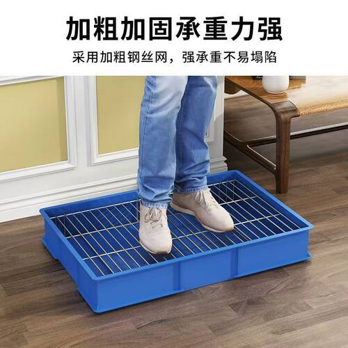 中小型狗狗厕所小型粪板尿盆超大便盆小狗宠物加高防外排便盆