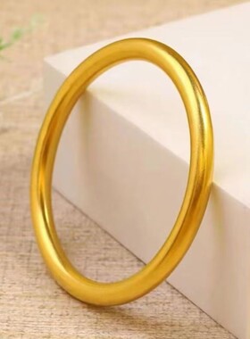 铜合金手镯 精工6mm传承手镯时尚百搭古法磨砂