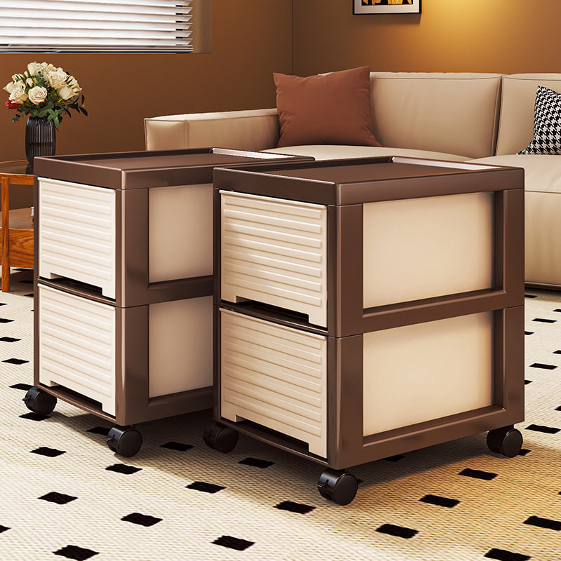 抽屉式收纳柜可移动多层置物架家用桌下零食玩具整理柜夹缝储物柜,收纳整理,收纳柜,淘宝优惠券,粉丝福利购,淘宝优惠卷