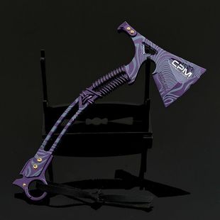 霜狼生存刀 冰海战斧兵器合金玩具模型 暗区突围游戏周边摆件