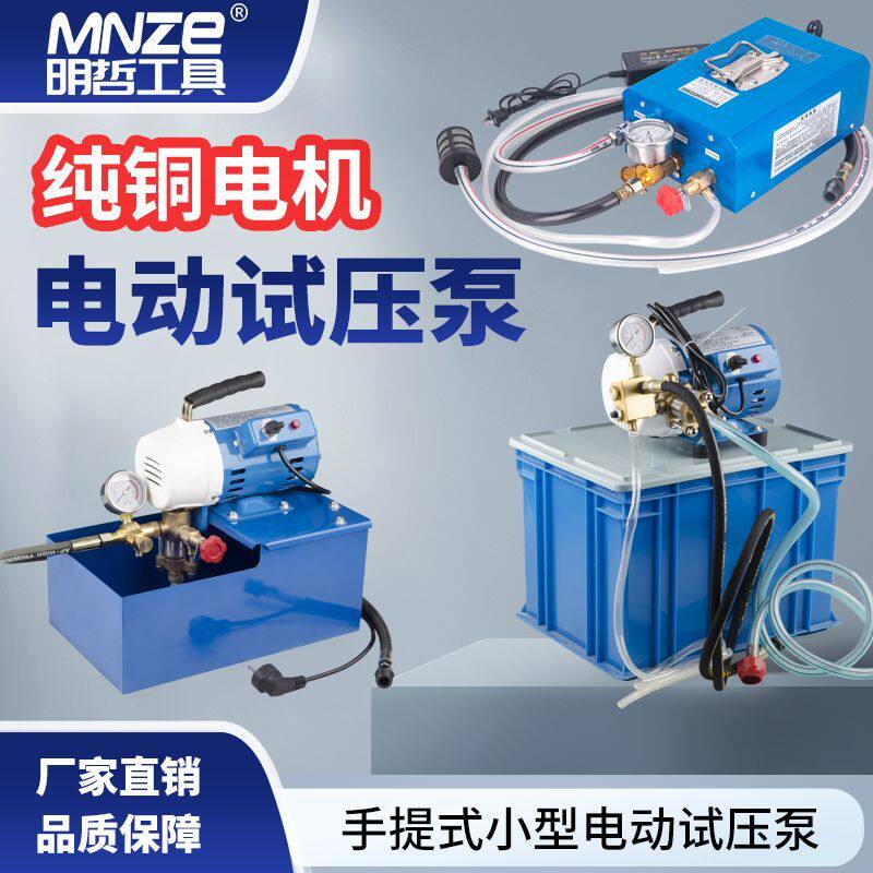 DSY-25 60手提式电动试压泵 PPR水管道试压机 双缸打压泵打压机