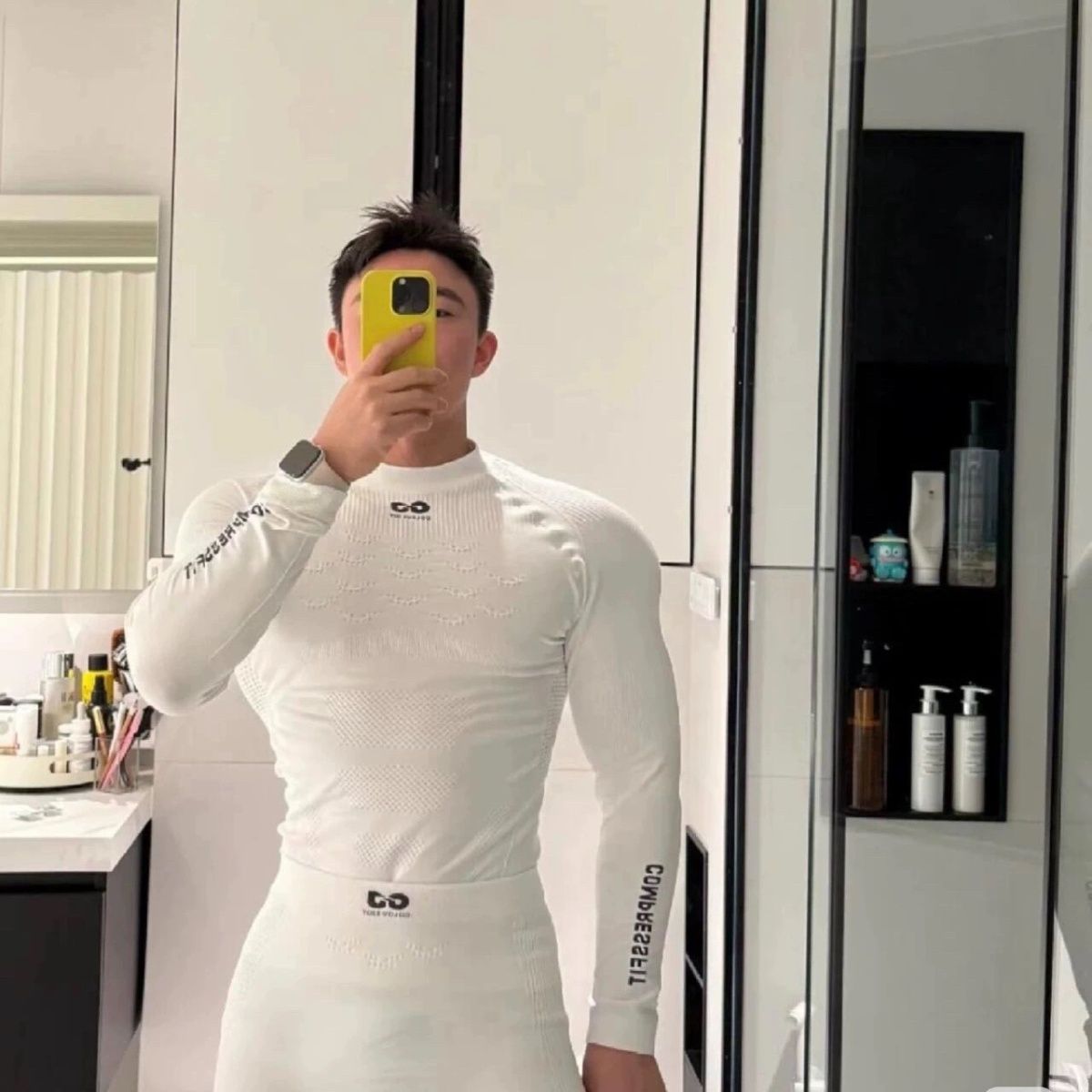 滑雪速干速干衣户外运动男女压缩排汗紧身保暖功能内衣套装防寒