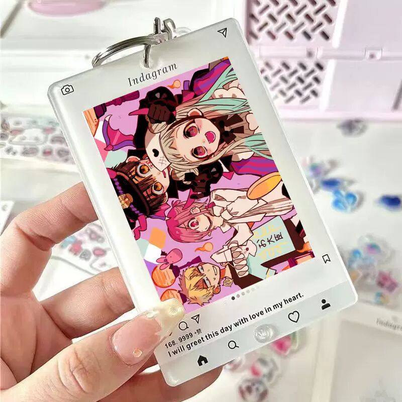 地缚少年花子君INS摇摇乐emoji谷美立牌小卡展示相框挂件含挂绳钥,模玩/动漫/周边/娃圈三坑/桌游,动漫徽章/立牌,淘宝优惠券,粉丝福利购,淘宝优惠卷