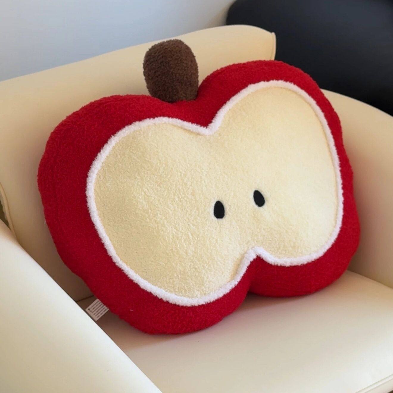 可爱毛绒苹果抱枕午休枕沙发靠枕床头靠垫汽车办公室枕头礼物厂家,居家布艺,靠垫/抱枕,淘宝优惠券,粉丝福利购,淘宝优惠卷