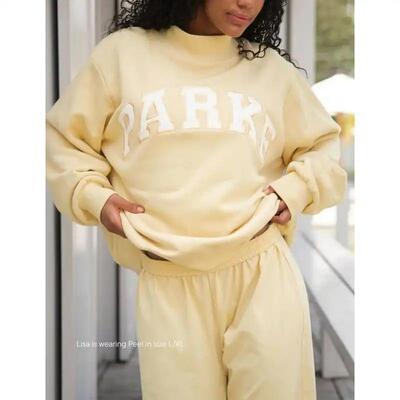 All match trend Crewneck Sweatshirt EXOTIC Letter Print