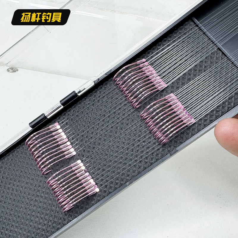 草鱼成品子线狼牙鱼钩子线双钩无倒刺成品子线绑好短子线套装