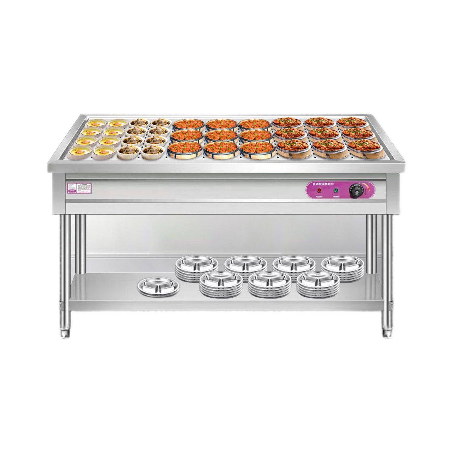 不锈钢蒸菜快餐保温加热台商浏阳电加热小碗蒸包馒头包子保温台,厨房电器,保温台/快餐台/售饭台/热餐机,淘宝优惠券,粉丝福利购,淘宝优惠卷