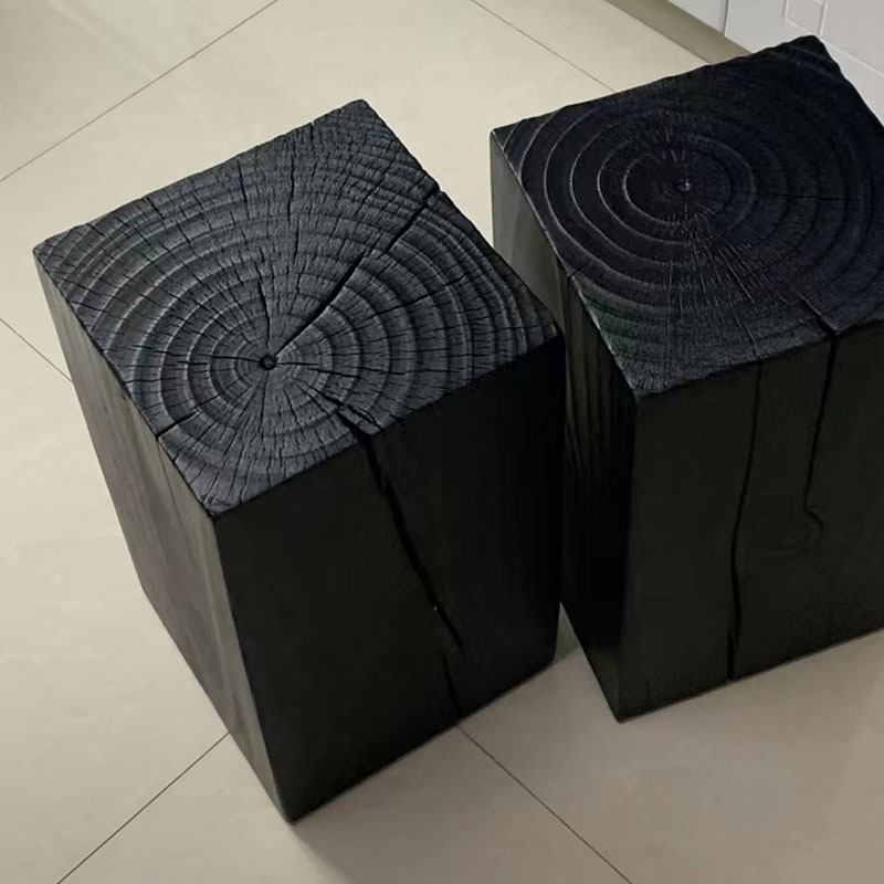 防腐木垫木碳化枕木凉亭立柱木方户外葡萄架矿用设备吊车支腿定制