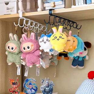 钥匙扣展示架挂件收纳层架挂玩偶吊饰手机挂绳神器毛绒玩具娃娃挂