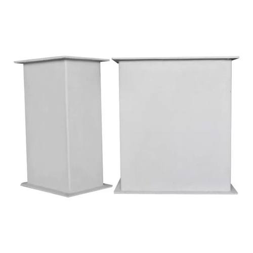 玻璃钢有机方管耐酸碱矩形风管方形圆形有机管实验室通风管道方管