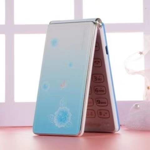 4G全网通翻盖女士老人手机超长待机大声大字带手电筒女学生老年机