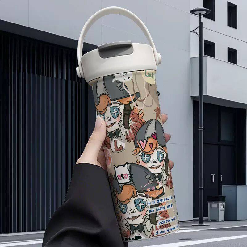 拉拉队员第五手提保温杯316不锈钢吸管双饮大容量咖啡泡茶水杯,模玩/动漫/周边/娃圈三坑/桌游,动漫水杯/居家/百货,淘宝优惠券,粉丝福利购,淘宝优惠卷