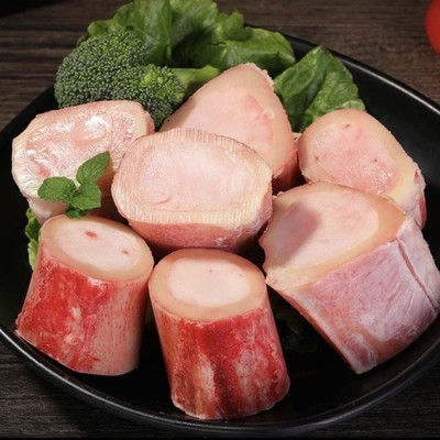 保真牛骨髓五斤清真骨髓段原切牛棒骨中段散养顺丰到家送卤肉包