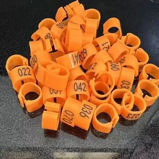 鸽子肉鸽信鸽脚环活扣鸟用记号环识别环超轻脚圈标签公母记号环