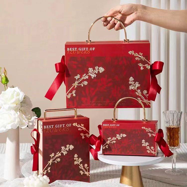 2024新款礼物盒生日礼盒包装盒礼品盒花影结婚伴娘伴手礼盒喜糖盒,包装,礼品盒,淘宝优惠券,粉丝福利购,淘宝优惠卷