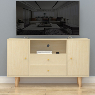 北欧实木电视柜高柜超薄窄电视机高款柜小户型卧室斗柜收纳柜