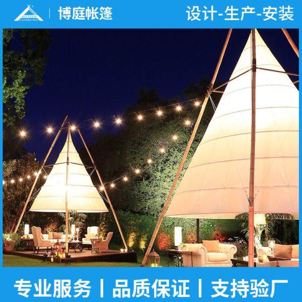 博庭竹节锥形灯笼帐篷户外露营酒店帐篷天幕野奢营地餐厅吊笼工厂,户外/登山/野营/旅行用品,其他配件,淘宝优惠券,粉丝福利购,淘宝优惠卷