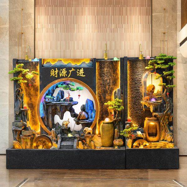 大假山流水喷泉别墅花园庭院户外鱼池水景装饰水幕墙屏风隔断摆件,家居饰品,户外/庭院摆件,淘宝优惠券,粉丝福利购,淘宝优惠卷