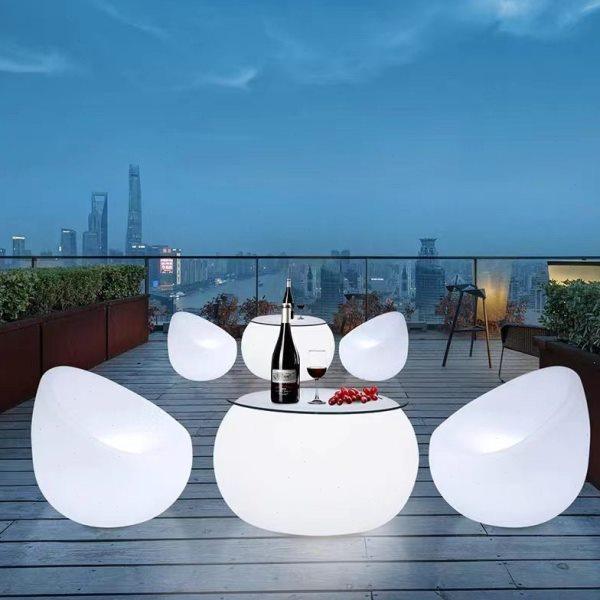 户外发光清吧酒吧休闲桌椅组合套餐网红阳台露营草坪装饰茶几凳子,商业/办公家具,酒吧桌,淘宝优惠券,粉丝福利购,淘宝优惠卷