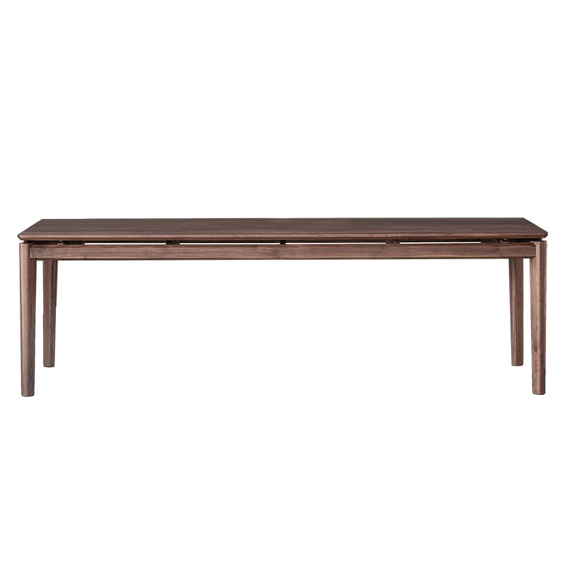 北美黑胡桃木餐桌客厅实木大长z桌工作台原木饭桌大板饭台家用桌