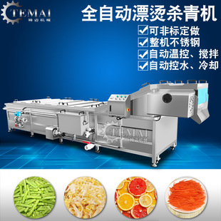 黄桃杀青漂烫流水线水果漂烫机蔬菜杀青机海鲜蒸煮机杀青漂烫机