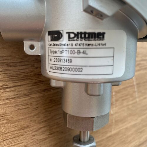德国DITTMER进口电阻温度计 eng-1846-13  1xPT100 Ohm DIN B, fe