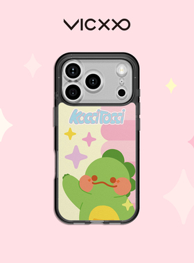 韩国VICXXO KOCCITOCCI 你好恐龙TTIBU TTIBU手机壳艺术家联名可爱图案适用iPhone17/16pm/p手机壳透明磁吸