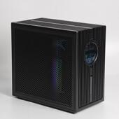 QF01全铝机箱CNC一体式 设计 Flex1迷你ITX半高刀卡机壳