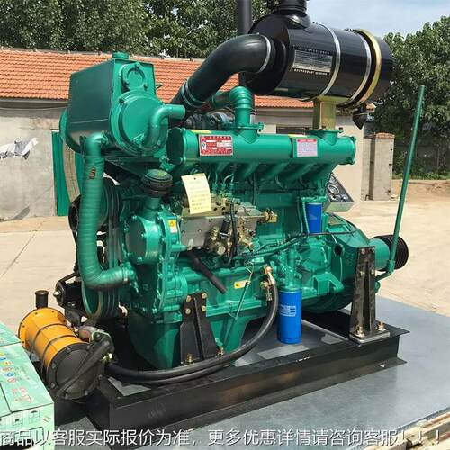 潍坊6105船用油机渔船1船舶主用100kw1力20千船用6105瓦5柴0马船