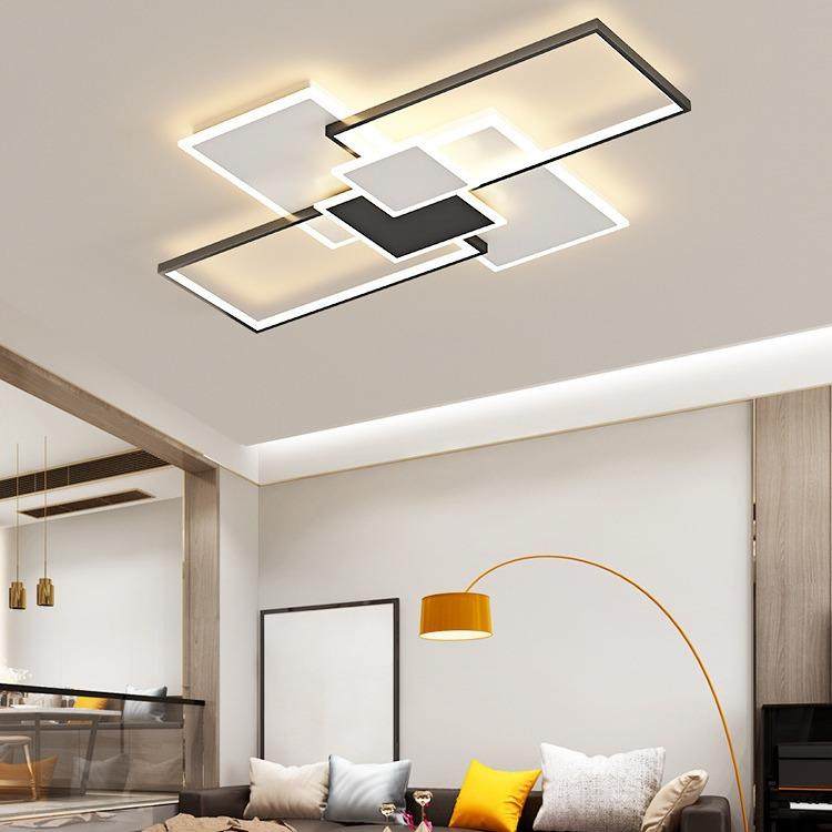 客厅吸顶灯2025年新款现代简约大气led灯卧室灯极简轻奢北欧灯具