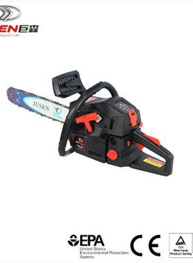 直销新款58CC汽油链锯2冲程油锯家用手持电链锯砍树锯