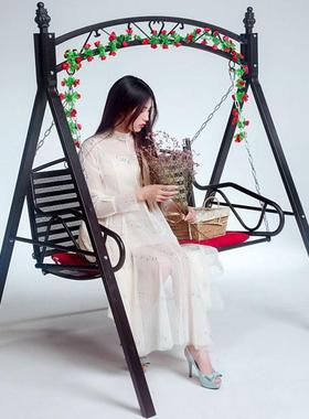 双人秋千吊椅铁艺吊椅庭院摇摇椅成人摇椅户外阳台