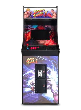 外贸出口街机32寸液晶外贸木质大型格斗机框体机游戏机街霸一体机