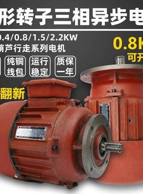 ZDY21-4-0.8/1.5/2.2KW锥形三相异步电机380V行车电葫芦运行电机