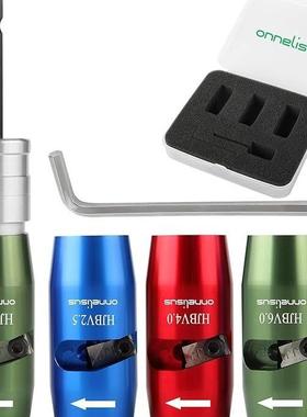 2024新款便携式钻头铝合金剥线器工具，专业电工快速剥线工具