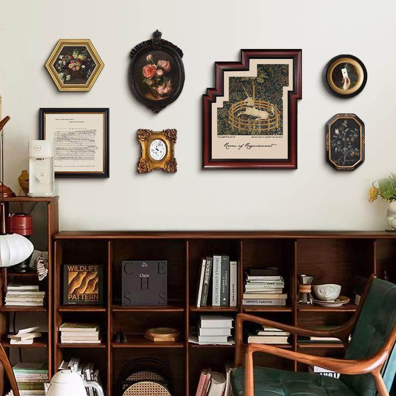 法式客厅装饰画玄关餐厅卧室壁画复古欧式挂画书房氛围高级感组合,电子元器件市场,其它元器件,淘宝优惠券,粉丝福利购,淘宝优惠卷