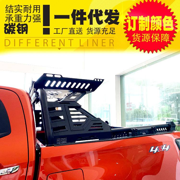 专用于福特ranger皮卡改装配件马自达BT50皮卡车带行李筐龙门架栏
