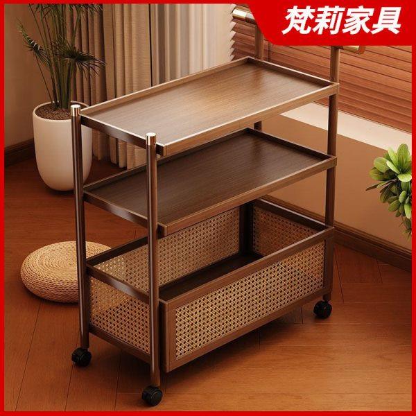 中式移动小茶几沙发边几收纳置物架酒店茶水柜美容院置物架小推车,收纳整理,暖气片置物架,淘宝优惠券,粉丝福利购,淘宝优惠卷