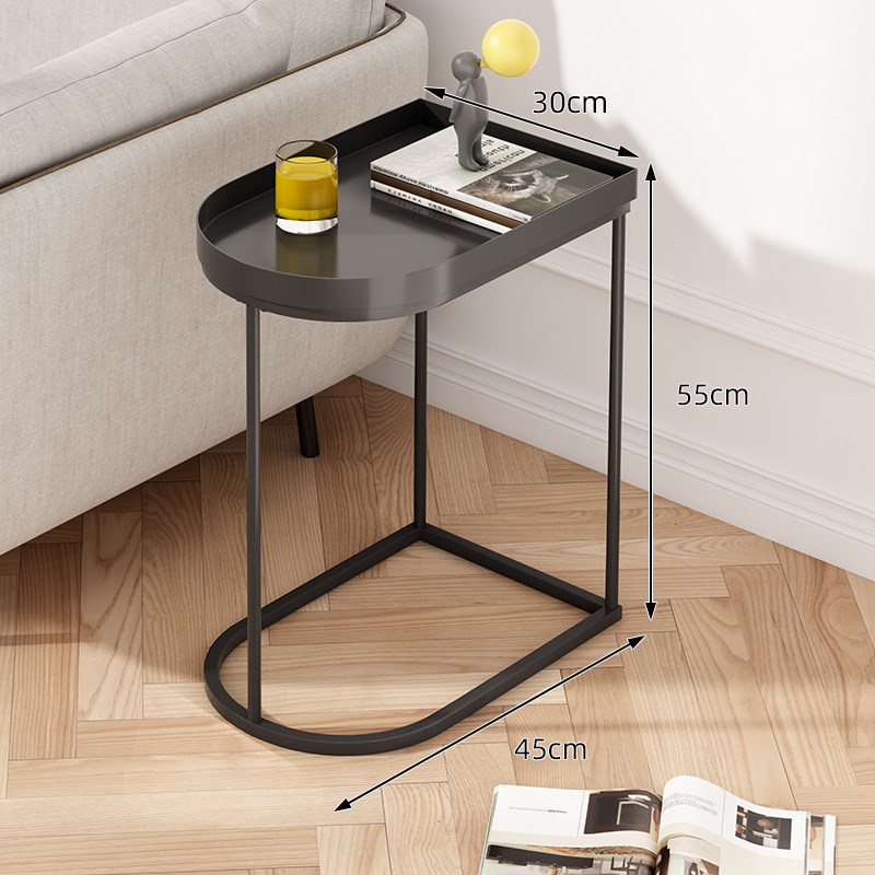 铁艺床头柜简约现代沙发边角几小户型茶几简易P卧室床边桌子置物