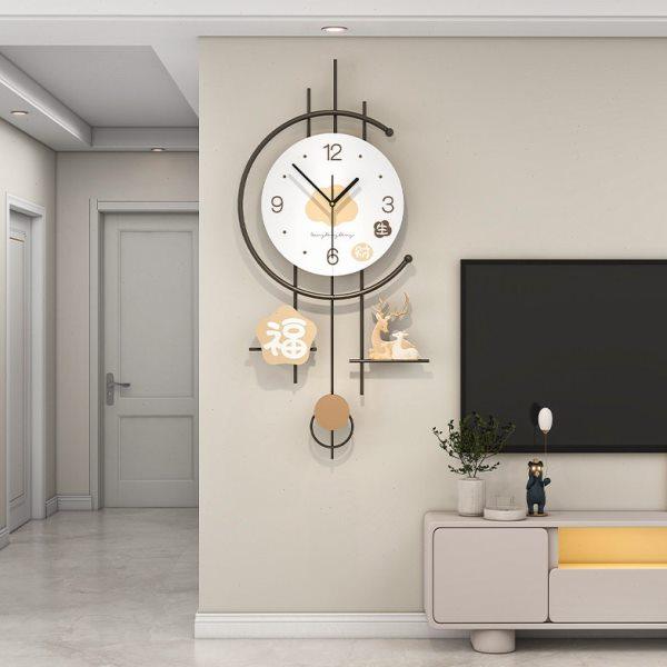 新款挂钟奶油网红客厅钟表级感家用时尚装饰时钟餐厅挂墙订制,家居饰品,挂钟,淘宝优惠券,粉丝福利购,淘宝优惠卷