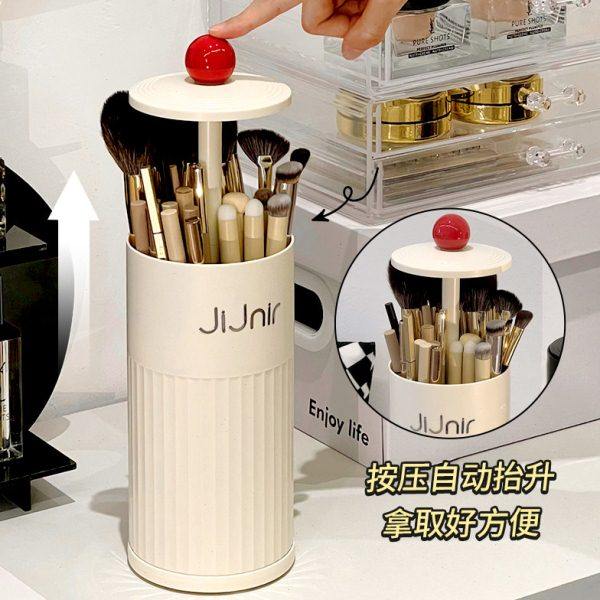 自动升降化妆刷收纳盒桌面化妆笔收纳桶便携防尘化妆刷筒盒刷收纳,收纳整理,化妆刷收纳盒/桶,淘宝优惠券,粉丝福利购,淘宝优惠卷
