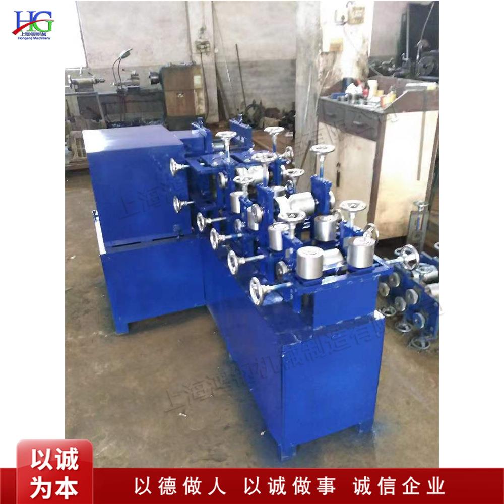 小型金属轧压花机 双轴驱动花型管生产机 不锈钢管方管锻压机