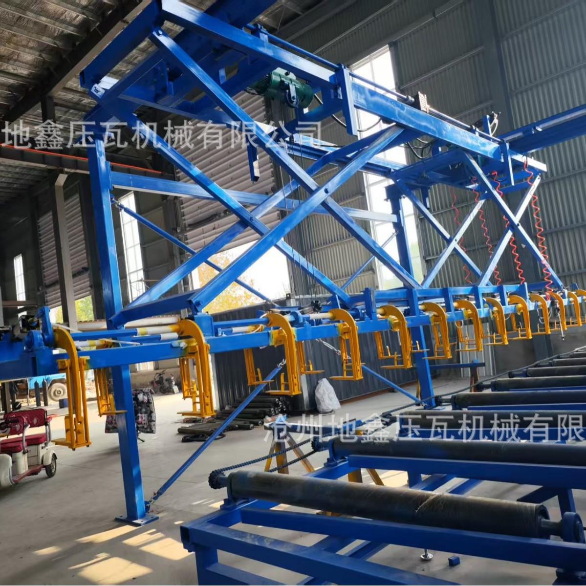 全自动复合板码垛机设备压瓦机 沧州地鑫压瓦机 压花机设备